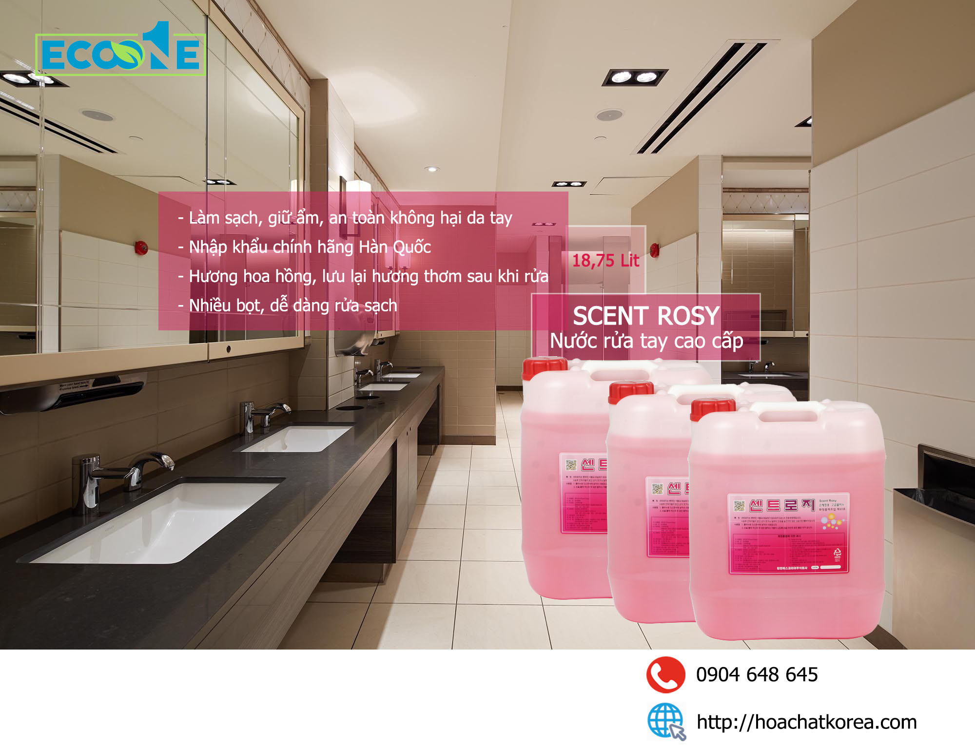 Nước rửa tay cao cấp Scent Rosy