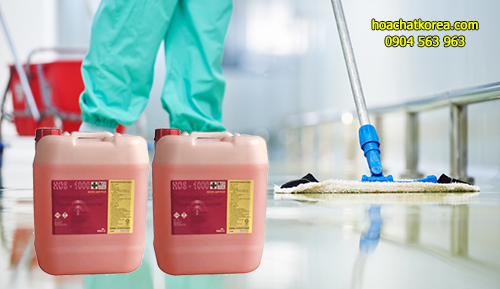 HOS 1000 là loại hóa hóa chất tẩy sàn, bóc sàn đậm đặc chuyên dụng cho bệnh viện